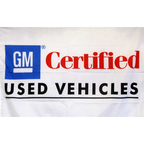 NeoPlex Darlington Gm Cert Used Vehicles Auto Logo Polyester 24 x 36 in